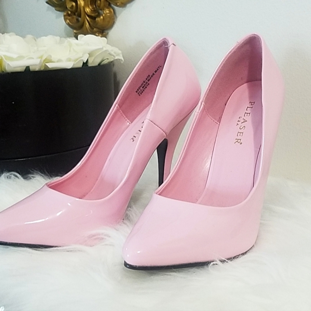 NWOT Baby Pink Pumps Heels Pleaser Size 6.5